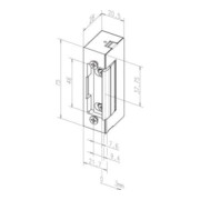 Assa Abloy effeff Elektro-Türöffner ohne Stulp. 12V 17----------E41-5