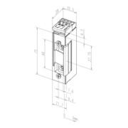 Assa Abloy effeff Ouvre-porte électrique DIN droite/gauche 17RR--------F41-4