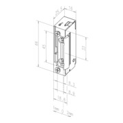 Assa Abloy effeff Ouvre-porte Radius 118E sans gâche 118E--------D11-4
