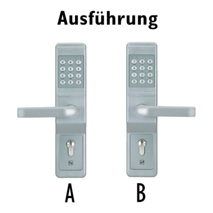Assa Abloy effeff Poignée à code version B VK 8mm 492-08---11---7