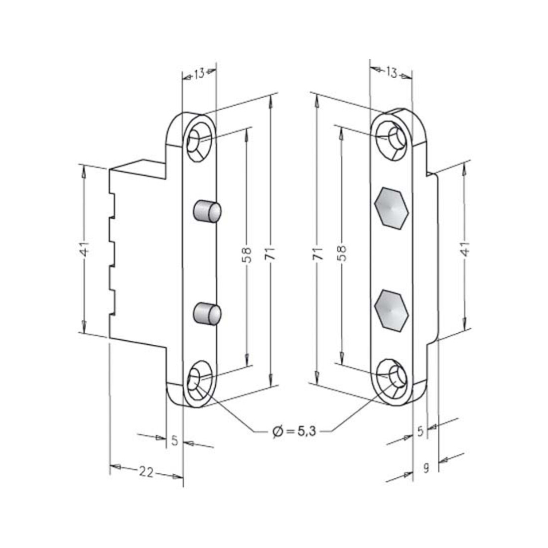 Assa Abloy effeff Stromübertrager 10305