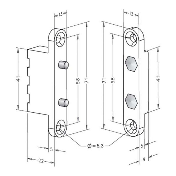 Assa Abloy effeff Stromübertrager 10305