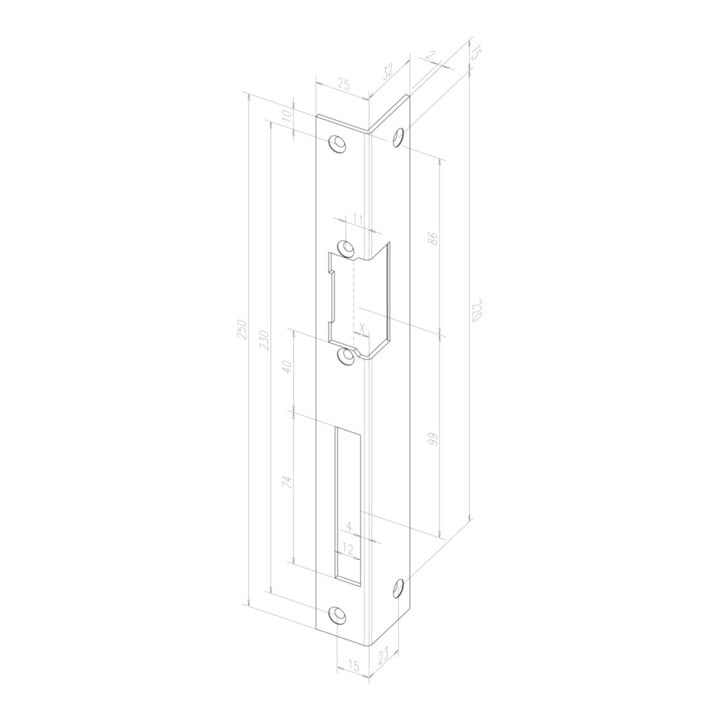 Assa Abloy effeff Türöffner gold 17E iW DIN L go