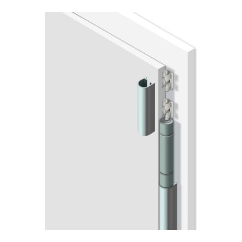 ASSA ABLOY FSA 8100 U20-Clip Edelstahl elox.1755 mm