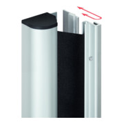 ASSA ABLOY FSR 6000 Quick, schwarz Edelstahl elox.1925 mm