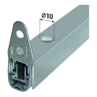 ASSA ABLOY Joint d’étanchéité à ressort Planet MF-pl FH+RD 1460 mm