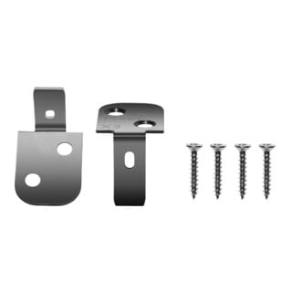 ASSA ABLOY Montagezubehör Mont.set X3 Edelstahl für Holz