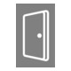 ASSA ABLOY PLANET Joint de porte à descente MF FH, 1210 mm Aluminium-2