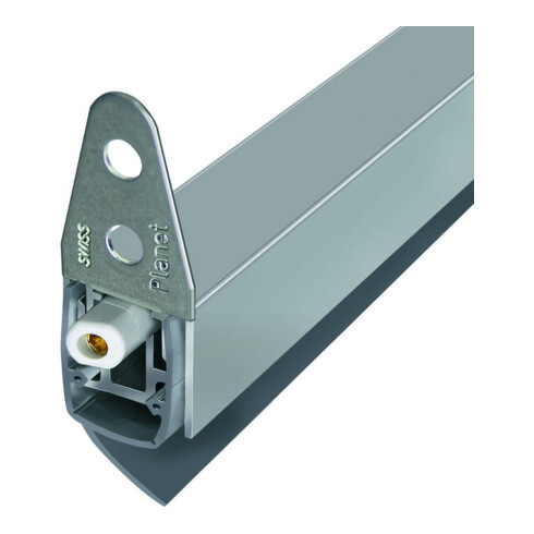 ASSA ABLOY PLANET Joint de seuil MF FH, 1085 mm Aluminium