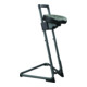 Assis-debout ESD STIER avec châssis en acier, hauteur d'assise 600-850 mm, assise en PU-1