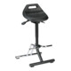 Assis debout industriel bimos siège PU rabattable hauteur d'assise 640-840 mm-1