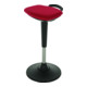 Assis-debout multiposition STIER avec pied à disque, hauteur d'assise 600-840 mm, rouge-1