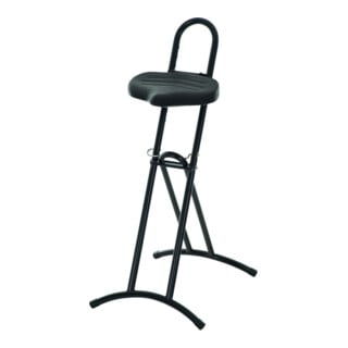 Assis-debout STIER repliable, hauteur d'assise 600-850 mm, assise en PU