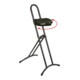 Assis-debout STIER repliable, hauteur d'assise 600-850 mm, assise en PU