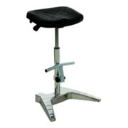 Assis-debout STIER XL avec repose-pieds, hauteur d'assise 700-880 mm, charge admissible 150 kg, assise en PU doux-3