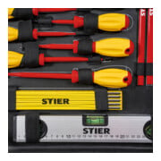 Assortiment de 128 outils pour électriciens STIER dans une valise en aluminium-5