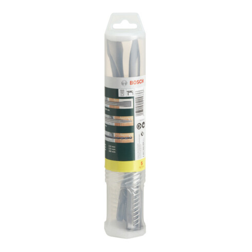 Assortiment de burins et de forets pour perforateur SDS plus, 5 pièces