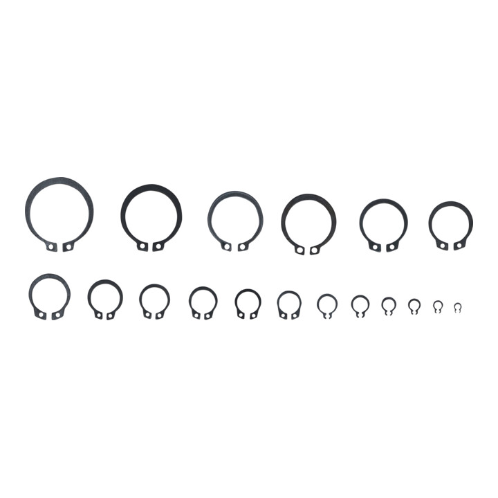 Assortiment de circlips extérieurs Ø 3 - 32 mm 300 pièces BGS
