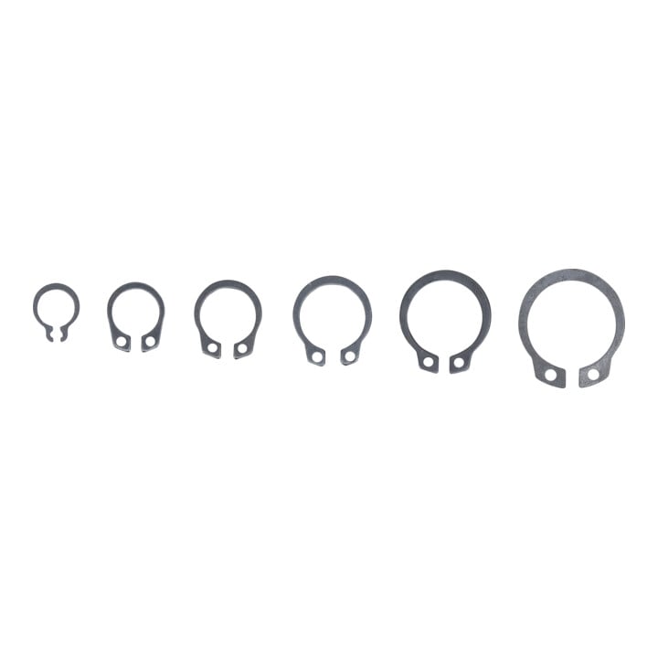 Assortiment de circlips extérieurs Ø 8 – 19 mm 78 pièces BGS Do it yourself