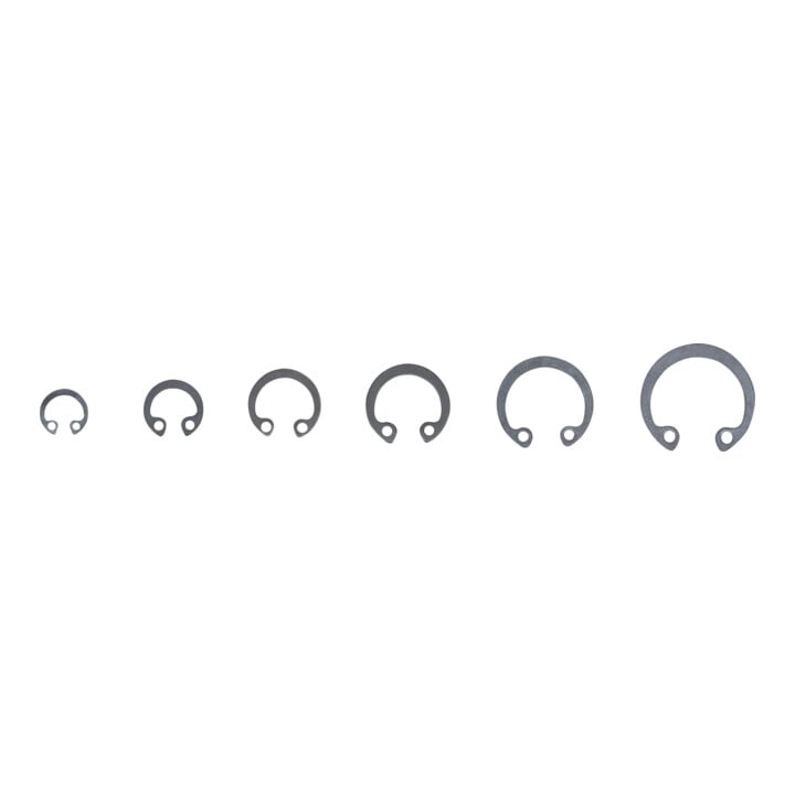 Assortiment de circlips intérieurs Ø 8 – 19 mm 78 pièces BGS Do it yourself