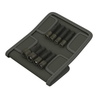 Assortiment de clés à douille 869/4 M Set A SB 8pces 6,3 jusqu'à 13mm av.entraîn