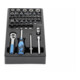 Assortiment de clés à douille Gedore 1/4'' en module 1/3 ES