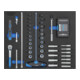 Assortiment de clés à douille Gedore 1/4" dans le module Check-Tool, 67 pcs