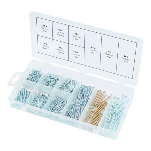 Assortiment de clous, 550 pcs.