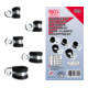 Assortiment de colliers de tuyau à revêtement caoutchouc Ø 6 - 16 mm 18 pièces BGS-1