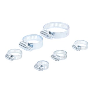 Assortiment de colliers Ø 4 - 45 mm 6 pièces BGS Do it yourself