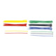 Assortiment de colliers plastique multicolore 4,8 x 300 mm 50 pièces BGS-3