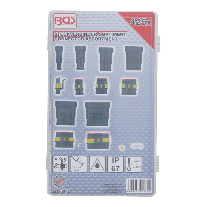 Assortiment de connecteurs 425 pièces BGS