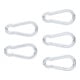 Assortiment de crochets mousquetons 8 x 80 mm 5 pièces BGS-4