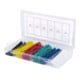 Assortiment de gaines thermo-rétractables, 100 pcs.