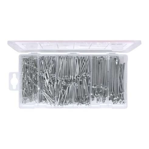 Assortiment de goupilles fendues KS Tools 1,6x25,4mm-4,0x63,5mm, 555 pcs.