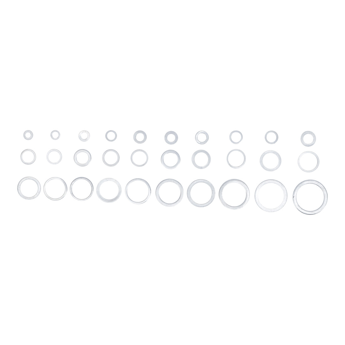 Assortiment de joints d’étanchéité aluminium 300 pièces BGS