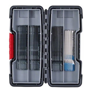 Assortiment de lames de scie sauteuse Bosch toughbox 40 pièces, universelles WM