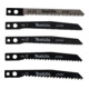 Assortiment de lames de scie sauteuse Makita, n° 1, 2, 3, 8, 10S-1