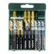 Assortiment de lames de scie sauteuse Metabo  SP 10 pièces