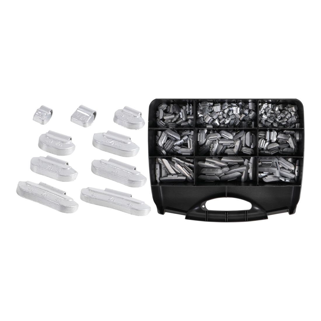 Assortiment de poids d’équilibrage 320 pièces BGS