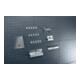 Assortiment de porte-outils 20-pcs.galvanisé p. panneaux perforés 10 crochet/5 d-1