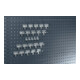 Assortiment de porte-outils 25-pcs. galvanisé p. panneaux perforés 15 crochets/5-1