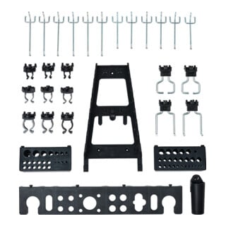 Assortiment de porte-outils 30 pièces pour armoire à outils