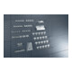 Assortiment de porte-outils 60-pcs.galvanisé p. panneaux perforés 10 crochets/20-1