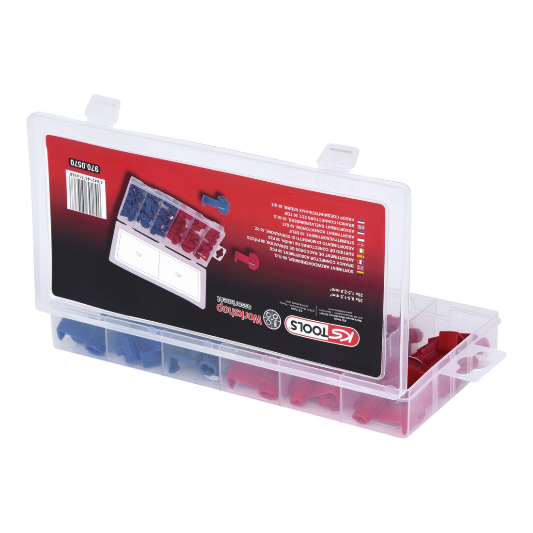 Assortiment de raccords de dérivation, 50 pcs.