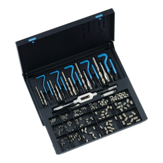 Assortiment de réparation des filets DIN 8140 M5-M12 acier inoxydable 1,0xD/1,5x