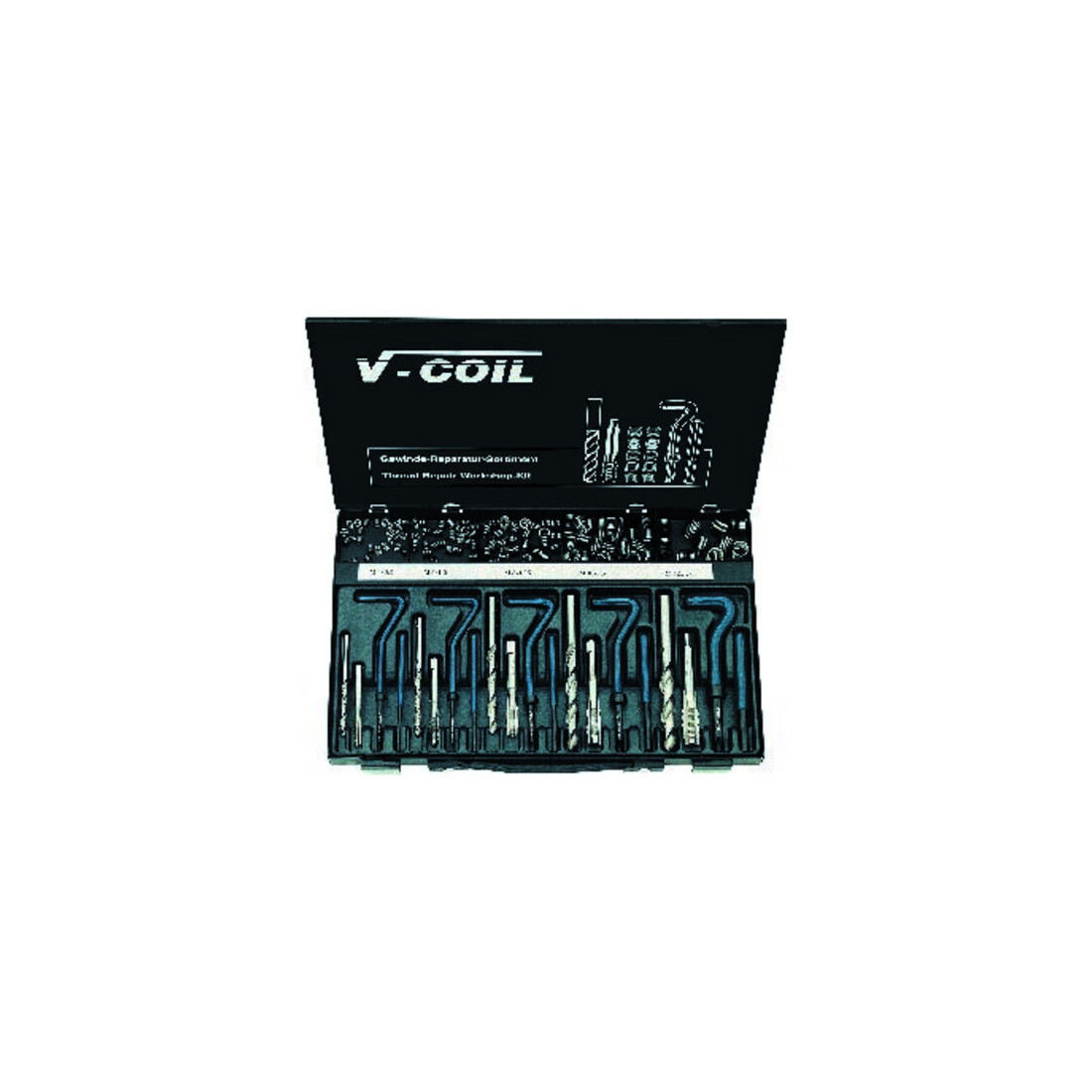 Assortiment de réparation des filets DIN 8140 M5-M12 acier inoxydable 1,5xD V-CO