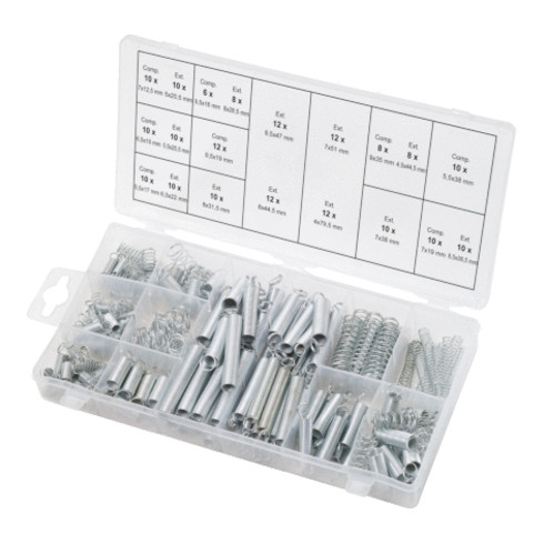 Assortiment de ressorts, 200 pcs.
