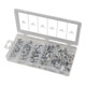Assortiment de rivets filetes aluminium, M3x9mm-M10x21mm, 150 pcs.