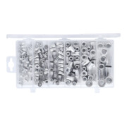 Assortiment de rivets filetes aluminium, M3x9mm-M10x21mm, 150 pcs.-5